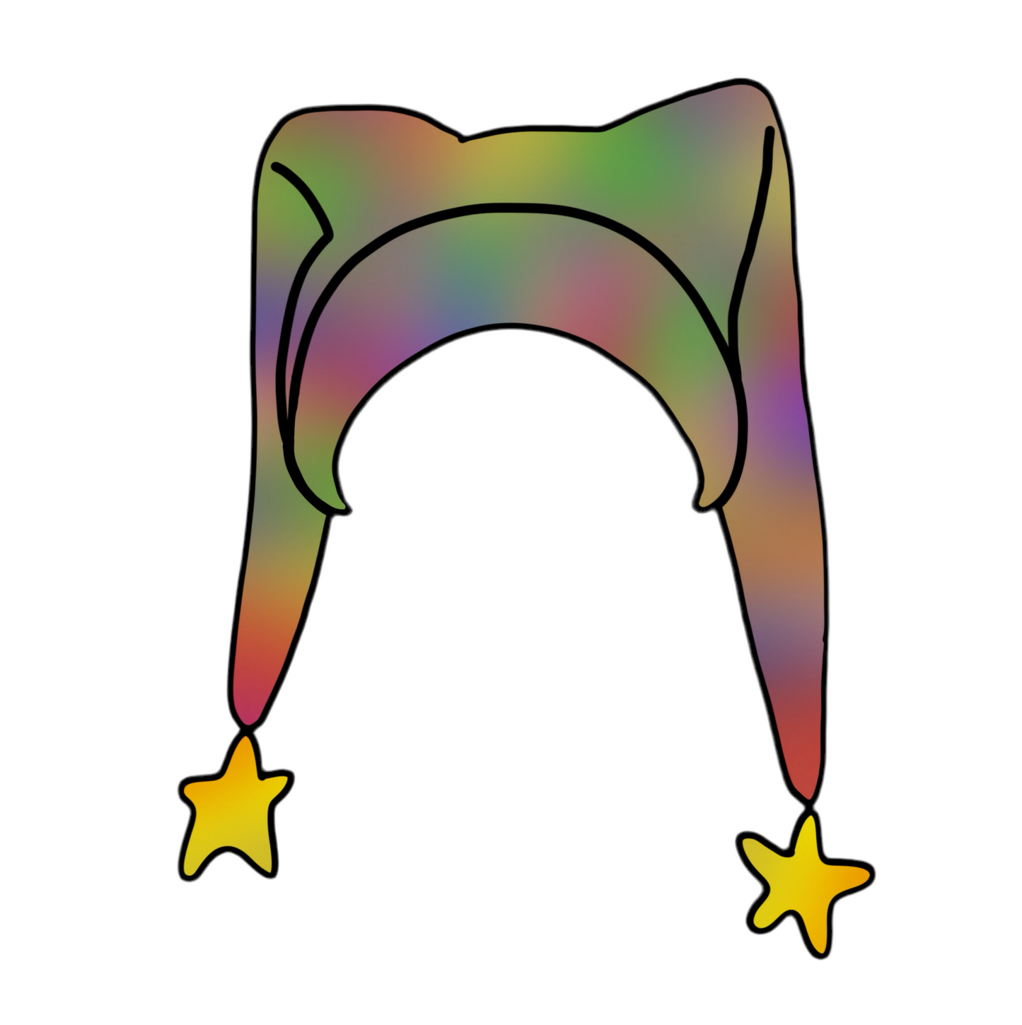 Custom Jester Star Hat