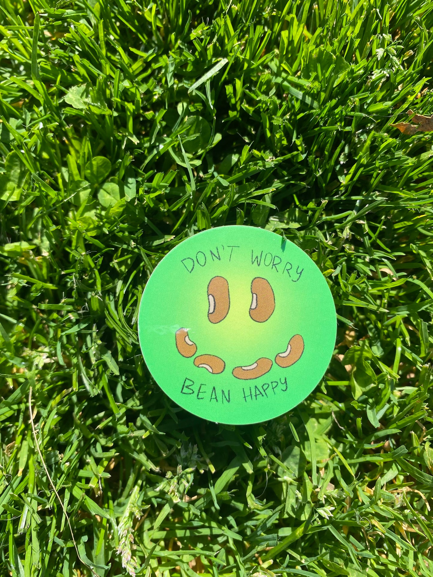 Bean Happy Sticker