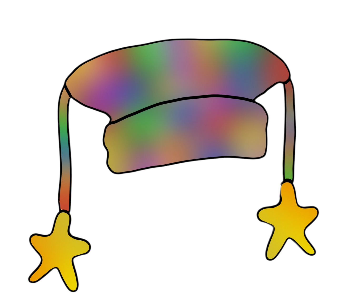 Custom Dangle Star Hat