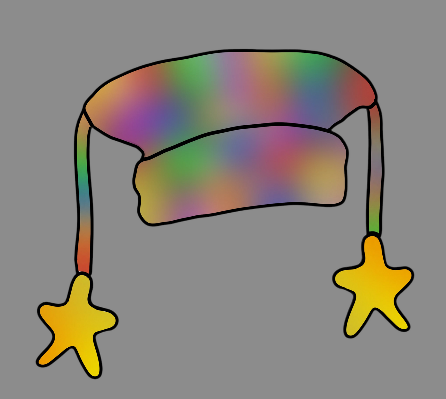 Custom Dangle Star Hat