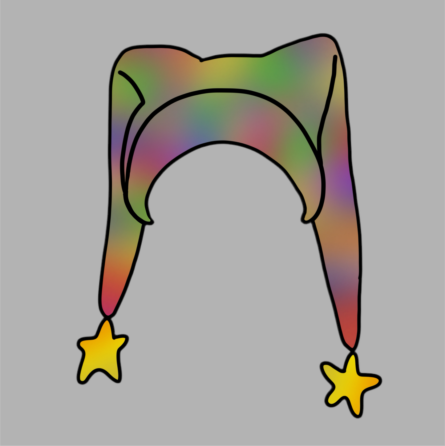 Custom Jester Star Hat
